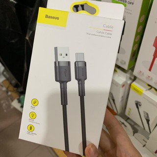 Cáp sạc nhanh type C dây dù 3A chính hãng Baseus
