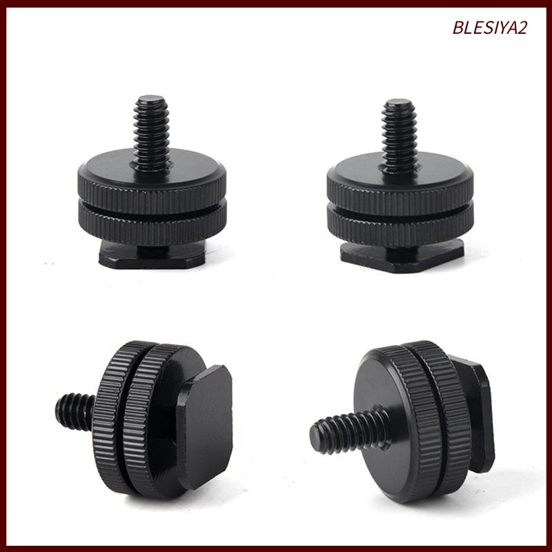 Camera Hot Shoe Mount to 1/4&quot;Tripod Screw Adapter Flash Shoe Mount for DSLR