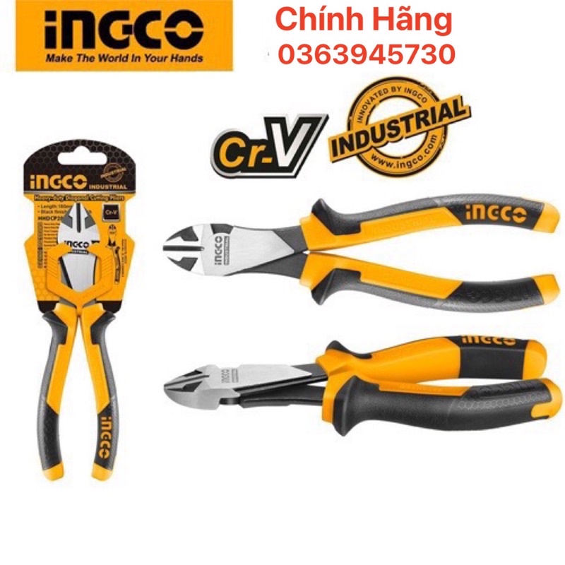 ĐỒ NGHỀ INGCO Kềm cắt đầu nặng 7"/180mm CR-V HHDCP28188