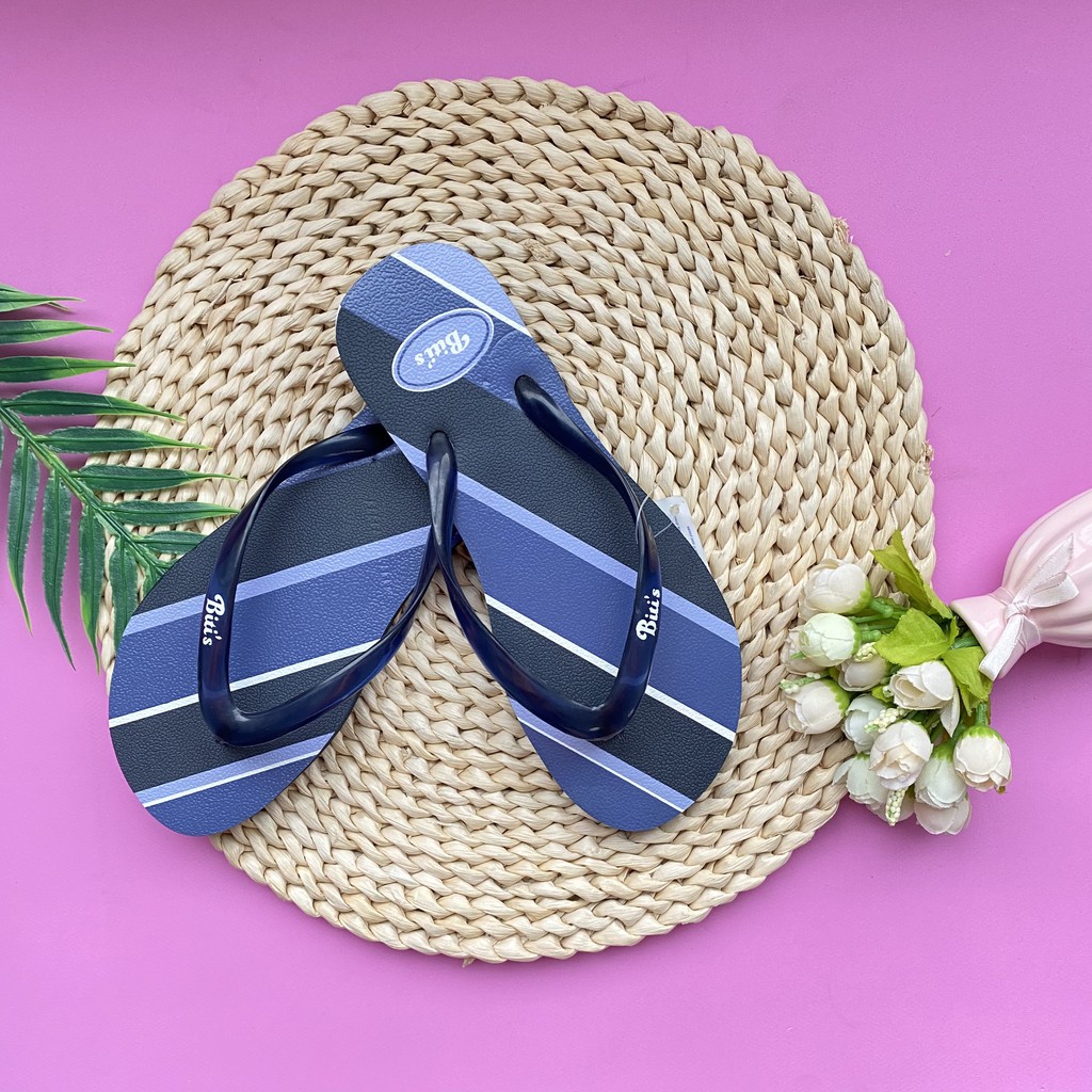 Dép lào nữ sọc to xéo thiết kế đơn giản đi thoải mái êm chân SLW041800 (Size 35-39)