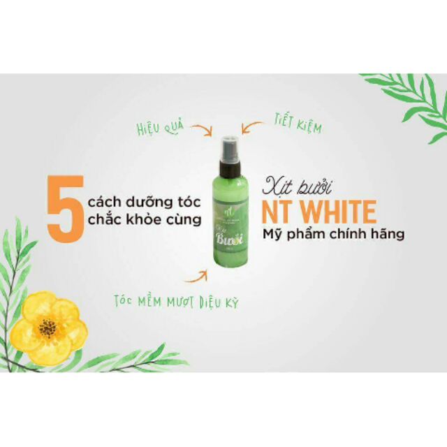 Xịt Bưởi NT White - kích thích mọc tóc 3-5 cm