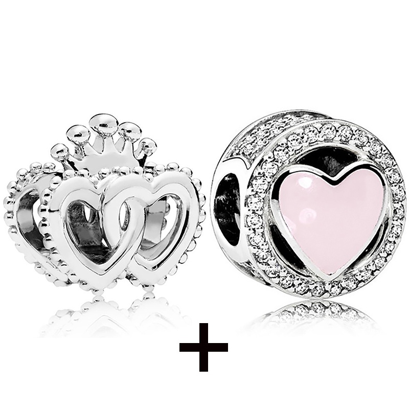 Bộ 2 Hạt Charm Hình Hoa Tuyết / Trái Tim / Nhím / Cá Màu Sắc Độc Đáo Trang Trí Đồ Thủ Công