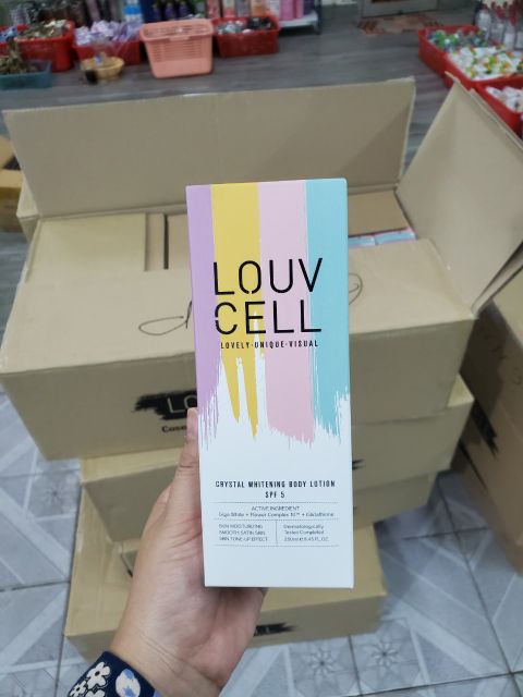 Sữa dưỡng trắng da toàn thân Body Louv Cell
