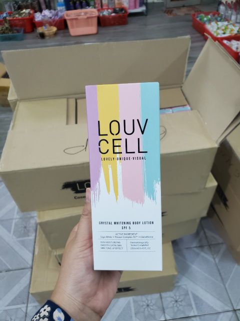 [Mã COS0505 giảm 8% đơn 300K] Sữa dưỡng trắng da toàn thân Body Louv Cell (Chai có vòi)