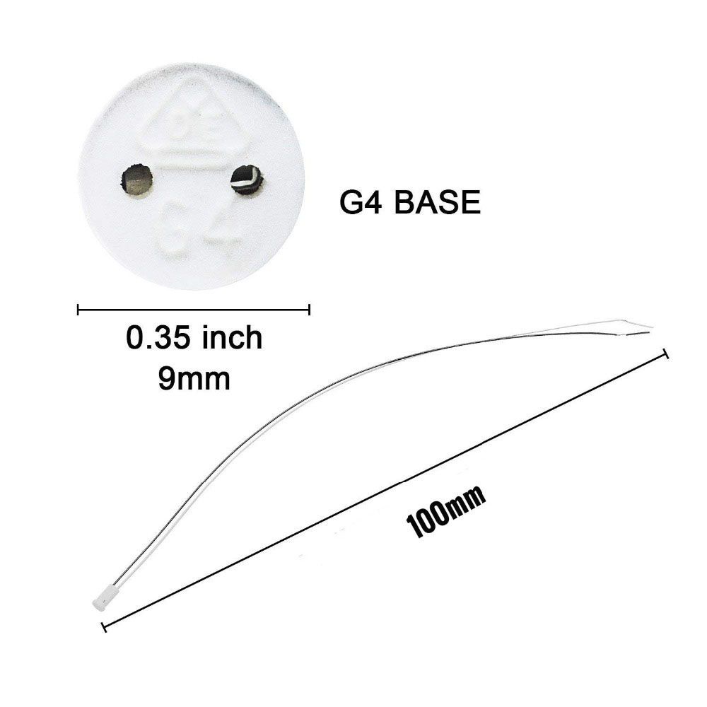 Set 10 Đuôi Đèn Led Dài 10cm 2a G4 Nhiều Màu Sắc