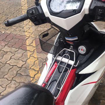 Rổ đựng đồ xe Exciter 150, giỏ hông xe máy ex 150 gắn như zin chắc chắn