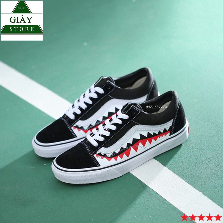 Giày Vans | Sneaker Nam Nữ Cá Mập