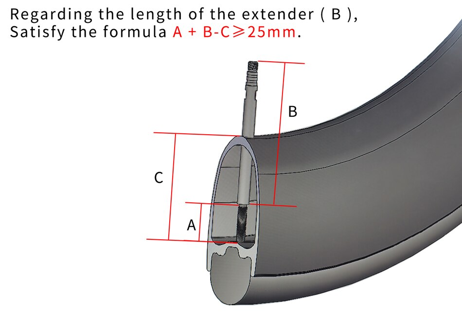 Set 2 Ống Nối Dài Van Lốp Xe Đạp 45mm / 80mm