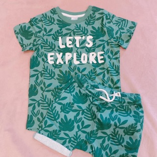 Áo HM xanh sz 9-12m