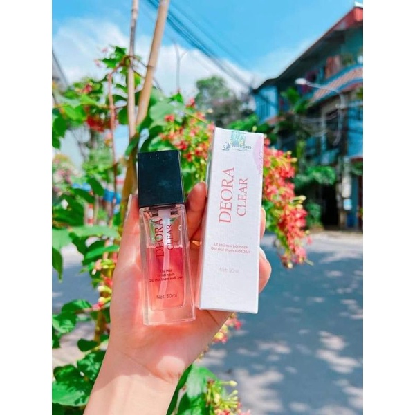 DEORA CLEAR Quyên Lara xịt khử mùi hôi nách hương nước hoa, giúp nách thông thoáng,khô ráo