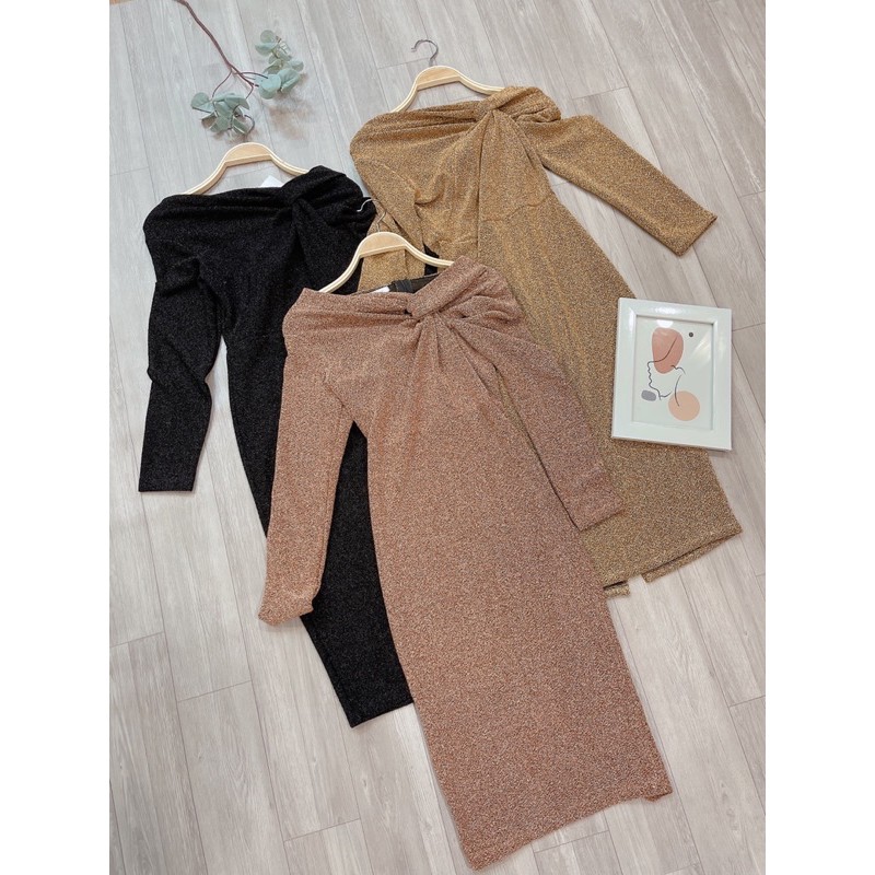 VNU49 - VÁY BODY NHŨ CHÉO VAI XOẮN NGỰC | BigBuy360 - bigbuy360.vn