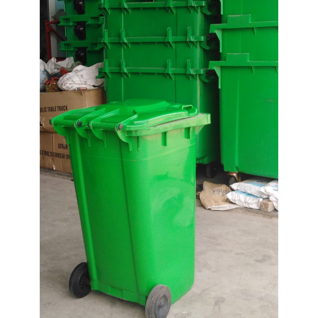 Thùng rác nhựa HDPE 240 Lít- 14kg
