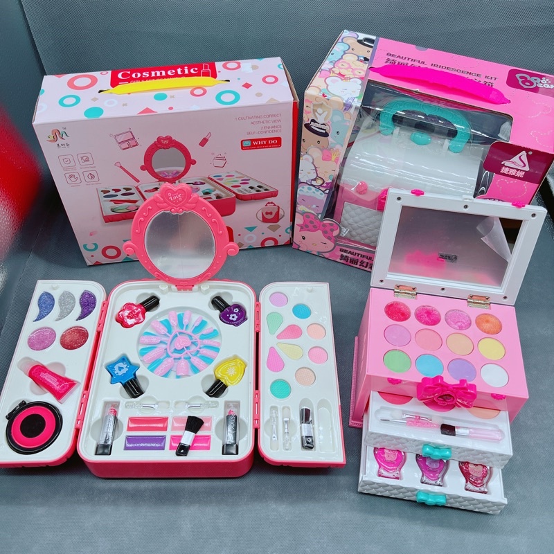 Hộp trang điểm kèm gương đồ chơi cho các bé