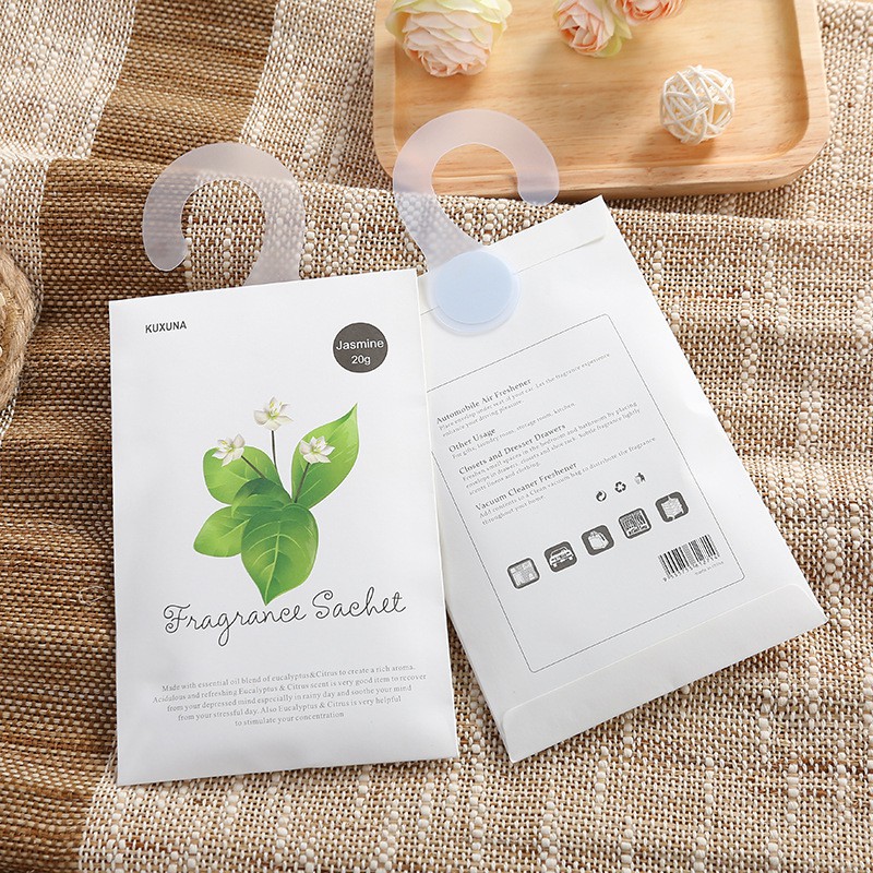 Túi Thơm (10 Gói) Cho Tủ Quần Áo / Xe Hơi / Ngăn Kéo / Ngăn Kéo Hương Thơm Tự Nhiên Có Móc Treo