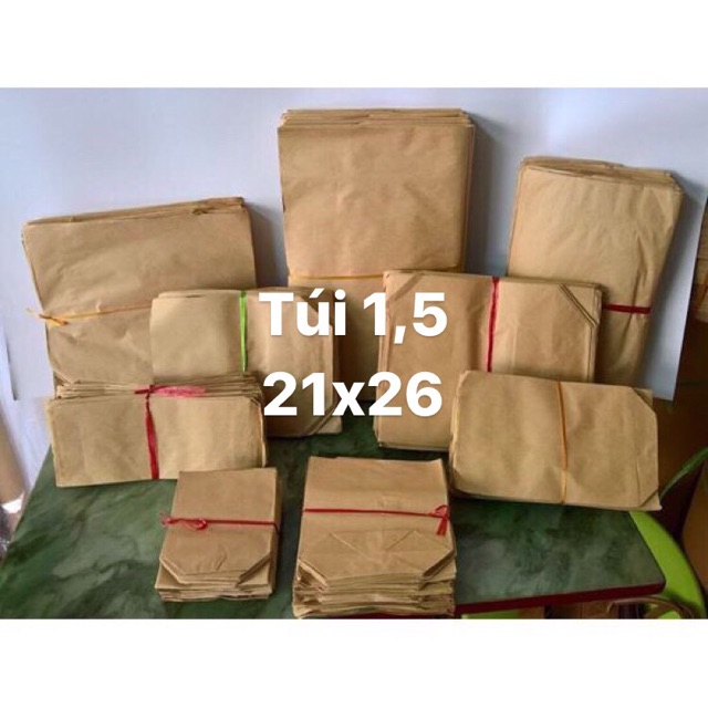 500 túi giấy xi măng loại túi 1.5 kt 21x25