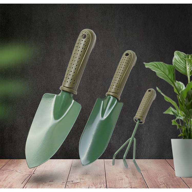 Cuốc Xẻng Làm Vườn Mini Thép Xanh Đa Năng