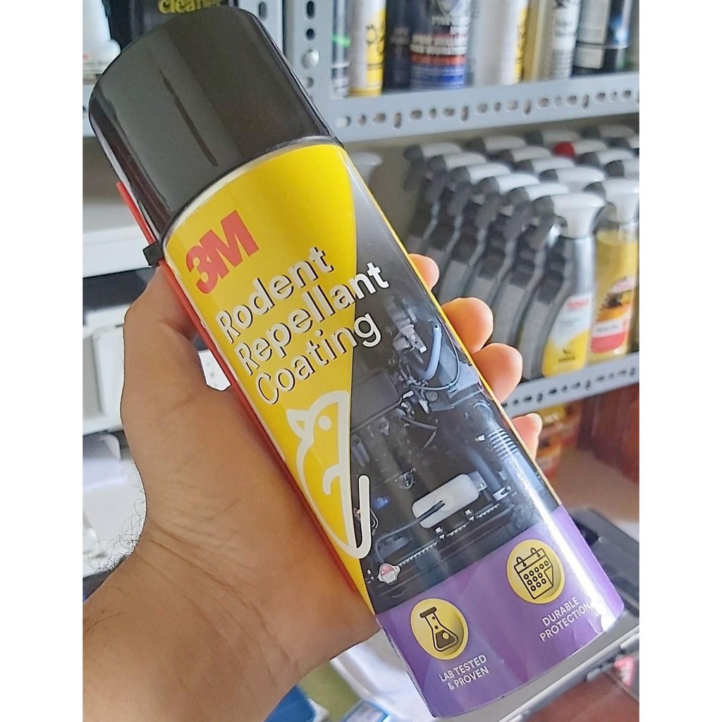 Chai Xịt Đuổi Chuột Khoang Động Cơ Ô Tô 3M Rodent Repellant Coating 250ml