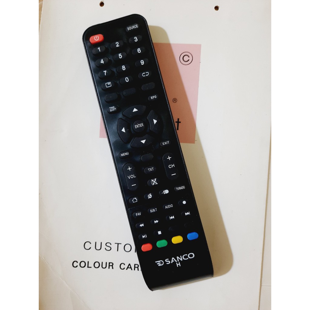 Remote Điều khiển tivi Sanco LED/LCD/Smart TV- Hàng loại tốt mới 100% Tặng kèm Pin