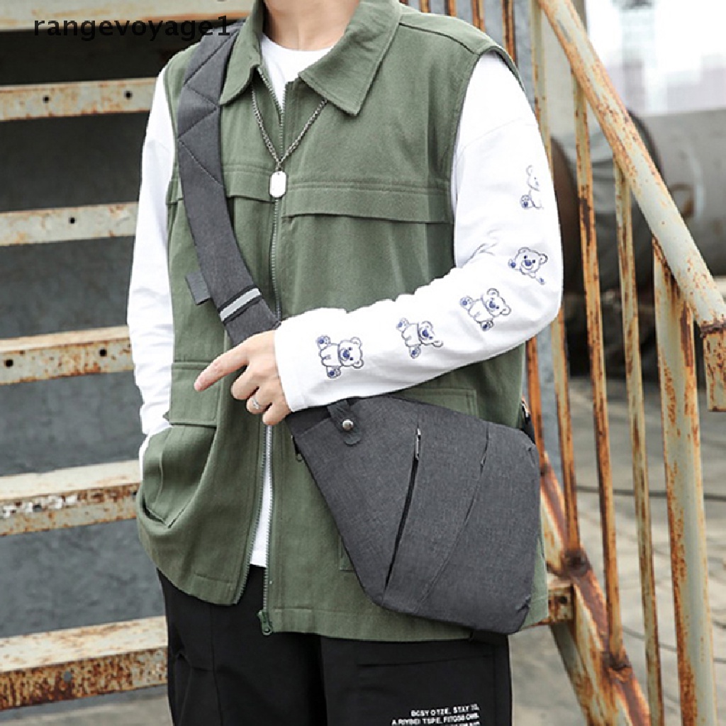 Túi Đeo Chéo Ngực Chống Nước Chống Trộm Mới Cho Nam