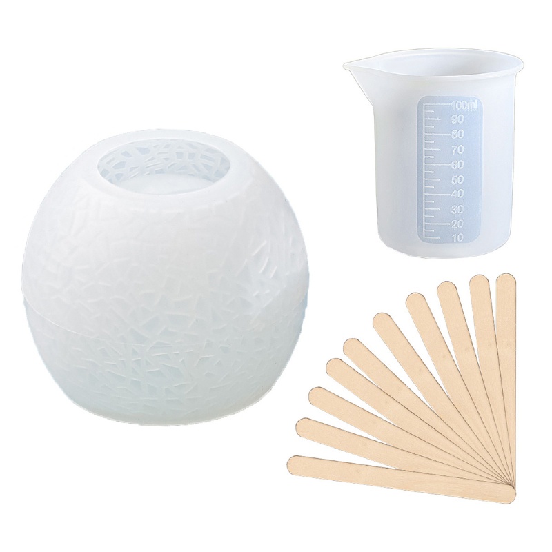 Khuôn Silicon Làm Giá Đỡ Chậu Hoa / Nến Xi Măng Diy