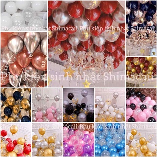 SET 30 BONG BÓNG TRONG KIM TUYẾN PHỐI NHIỀU TÔNG MÀU SANG XỊN