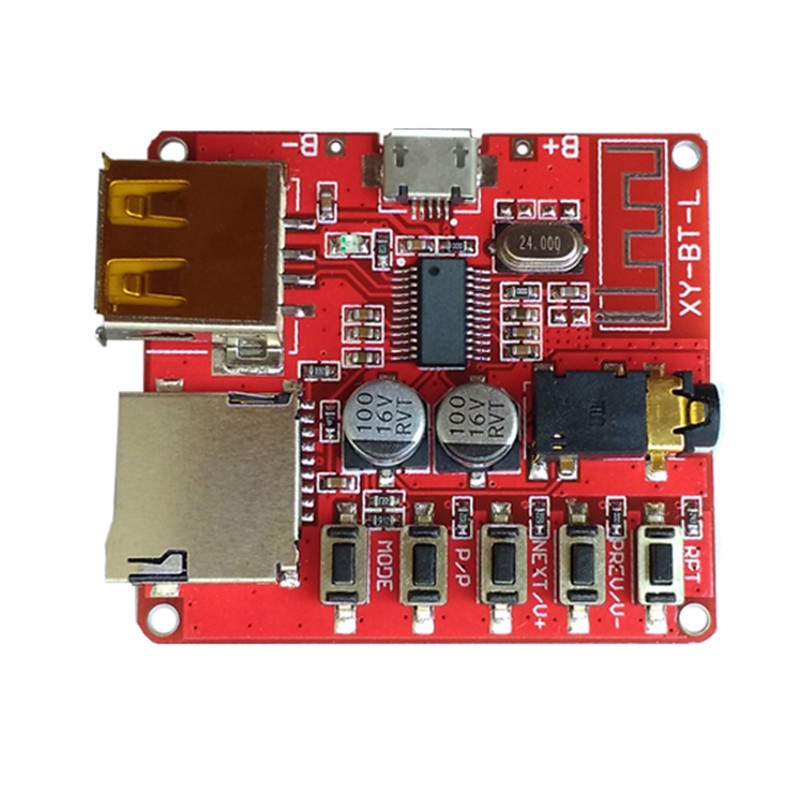 Bảng Mạch Khuếch Đại Âm Thanh Bluetooth 4.1 Mp3 Wav Chuyên Dụng Dành Cho Xe Hơi