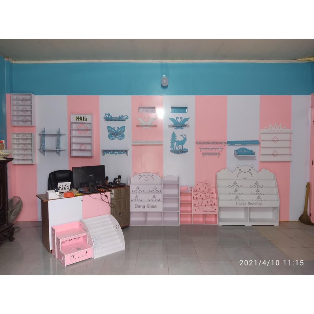 Kệ Sơn làm Nail  5 tầng Hoa Mai