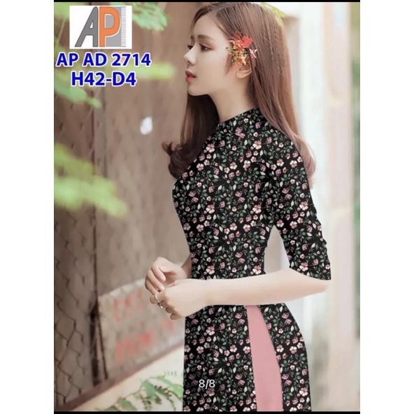 Vải áo dài hoa nhí