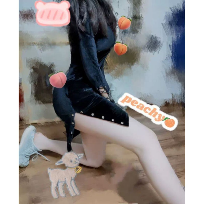 // Sẵn hàng,bao chất//Sườn xám đen kiểu dáng đan dây hiện đại xinh đẹp nữ tính cách tân trung hoa (bán sườnxám uy tin