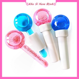 Thanh Lăn Đá Lạnh Massage Mặt Giảm Bọng Mắt Và Thu Nhỏ Lỗ Chân Lông - Quả Cầu Lạnh Mát Xa( Hộp 2 quả )