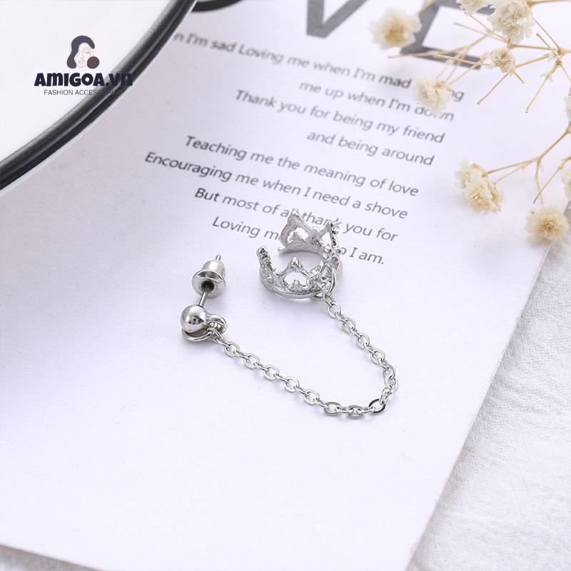 ✨✨Hoa Tai Hình Vương Miện Đính Đá Nhân Tạo Thời Trang