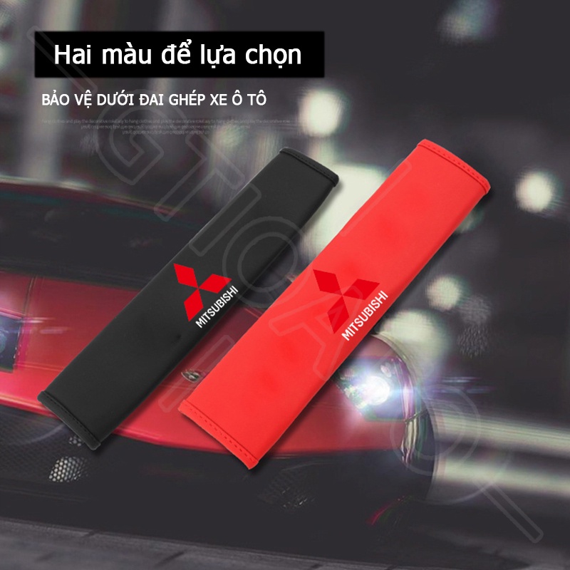 GTIOATO Da DâY Đai An ToàN Ô Tô CàI DâY An ToàN Ô Tô BọC DâY An ToàN Xe HơI Phụ KiệN Ô Tô Trang Trí Oto Phụ KiệN BêN Trong Ô Tô Cho Mitsubishi Xpander Attrage Outlander Mirage Triton Pajero Xpander Cross