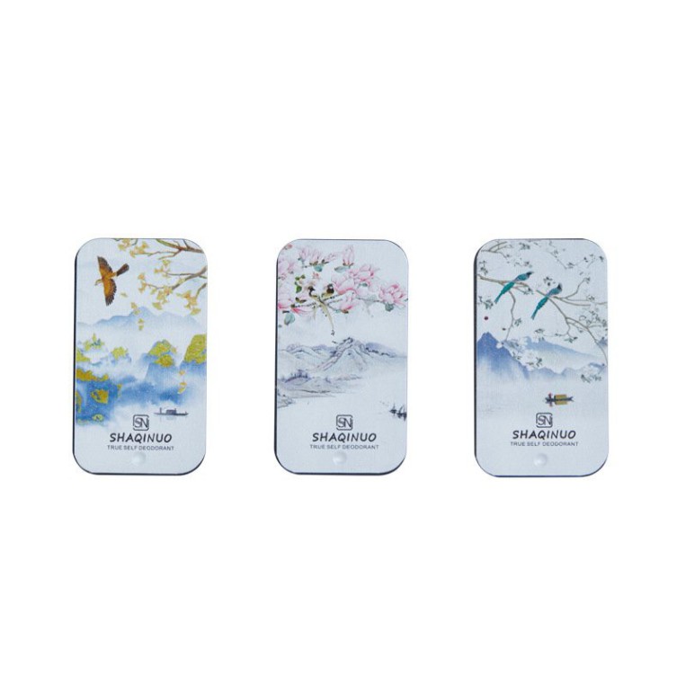 Set 3 Hộp Nước Hoa Sáp Shaqinuo, Nước Hoa Sáp Khô Dành Cho Cặp Đôi Với 3 Mùi Hương Thảo Mộc Tự Nhiên, Quyến Rũ
