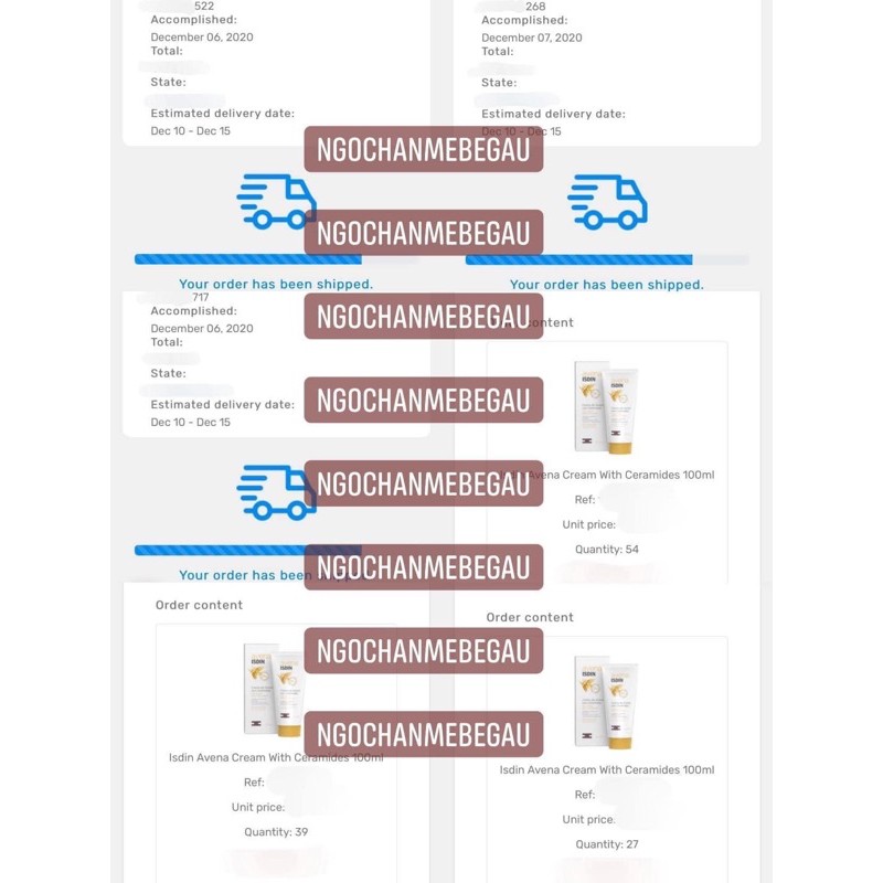 Kem dưỡng da ISDIN AVENA tuýp 100ml (có bill)