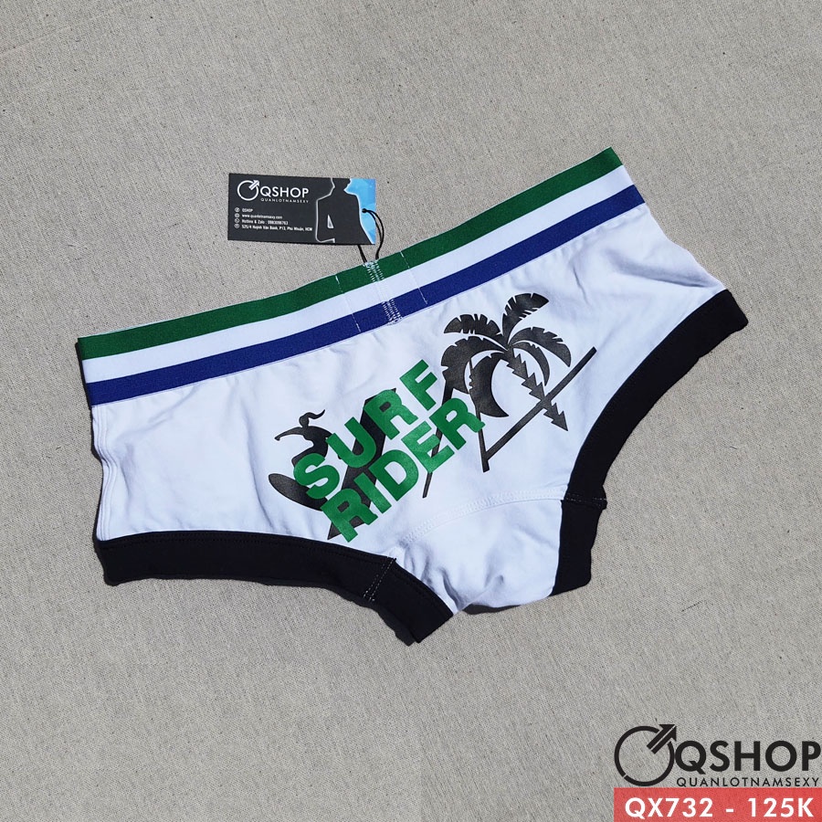 Quần lót boxer nam thun cotton co giãn tốt QSHOP QX732