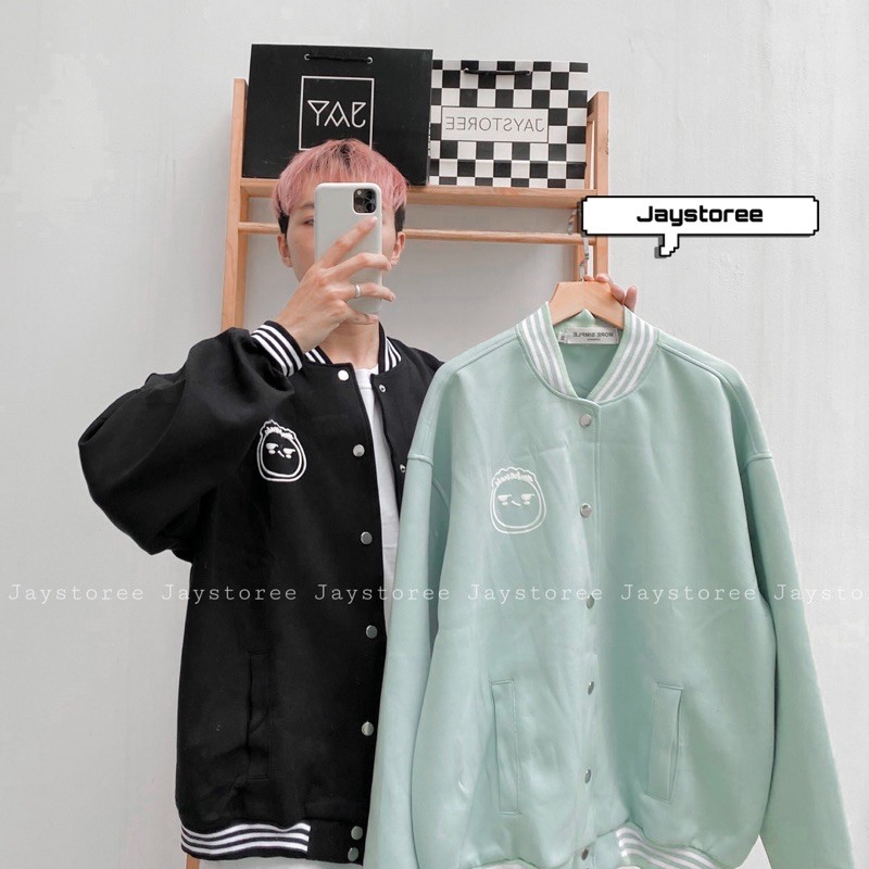 Áo khoác BOMBER F Tay dài form rộng Ulzzang ❤️/Nam nữ unisex/FREESHIP ❤️