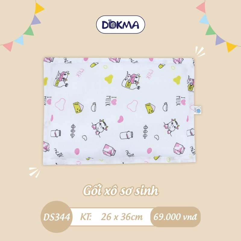 DS344 Gối xô sơ sinh Dokma DS344 (26x36cm) - BonMart