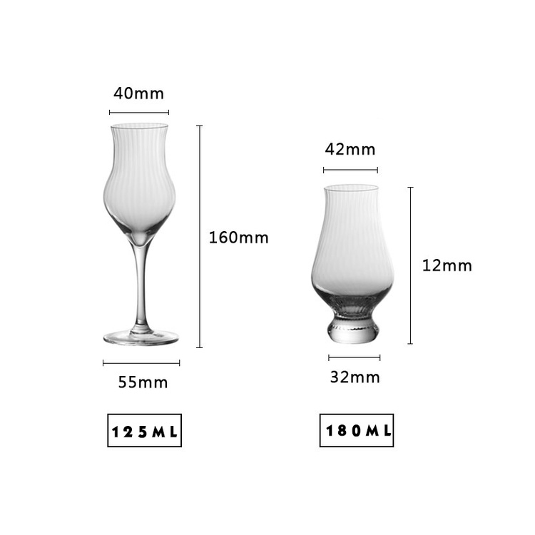 Whisky Tasting Glass - Ly Thử Sọc