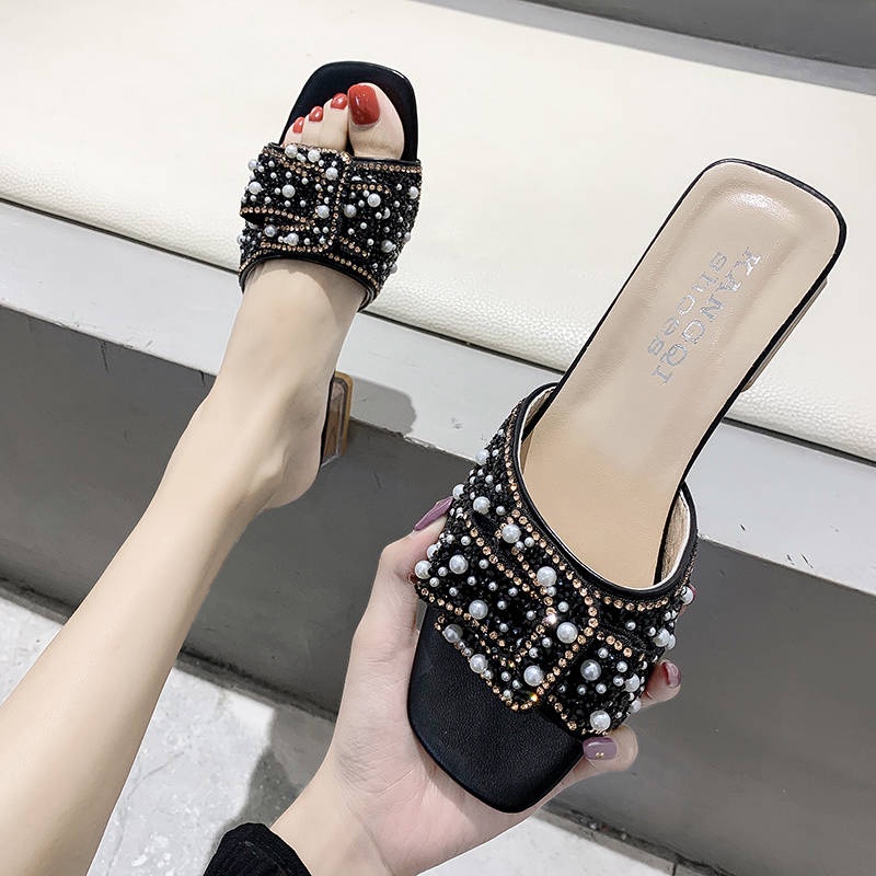 Dép Sandal Đế Mềm Đính Nơ Phong Cách Hàn Quốc