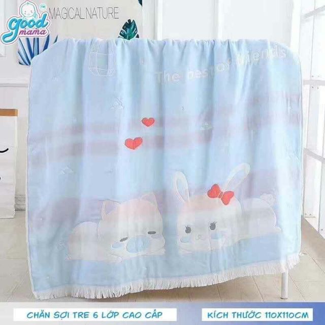 Chăn Sợi Tre 6 Lớp Cao Cấp Goodmama