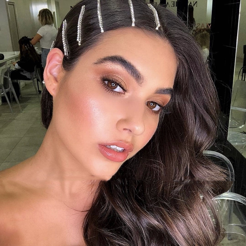 Kẹp Tóc Hình Chữ X Đính Đá Lấp Lánh