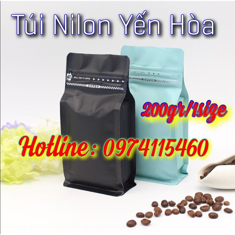 túi zip 8 cạnh (200gr/size) bấm vào chọn màu và size