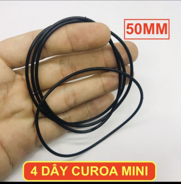 4 dây curoa mini chất silicon