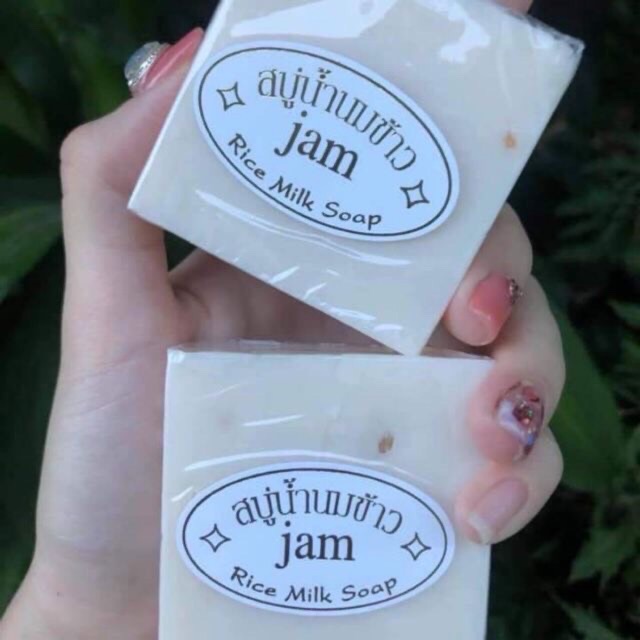 Xà Bông ⚡𝗧𝗵𝗮́𝗶𝗹𝗮𝗻𝗱⚡ Xà Phòng Cám Gạo Jam Rice Milk Soap