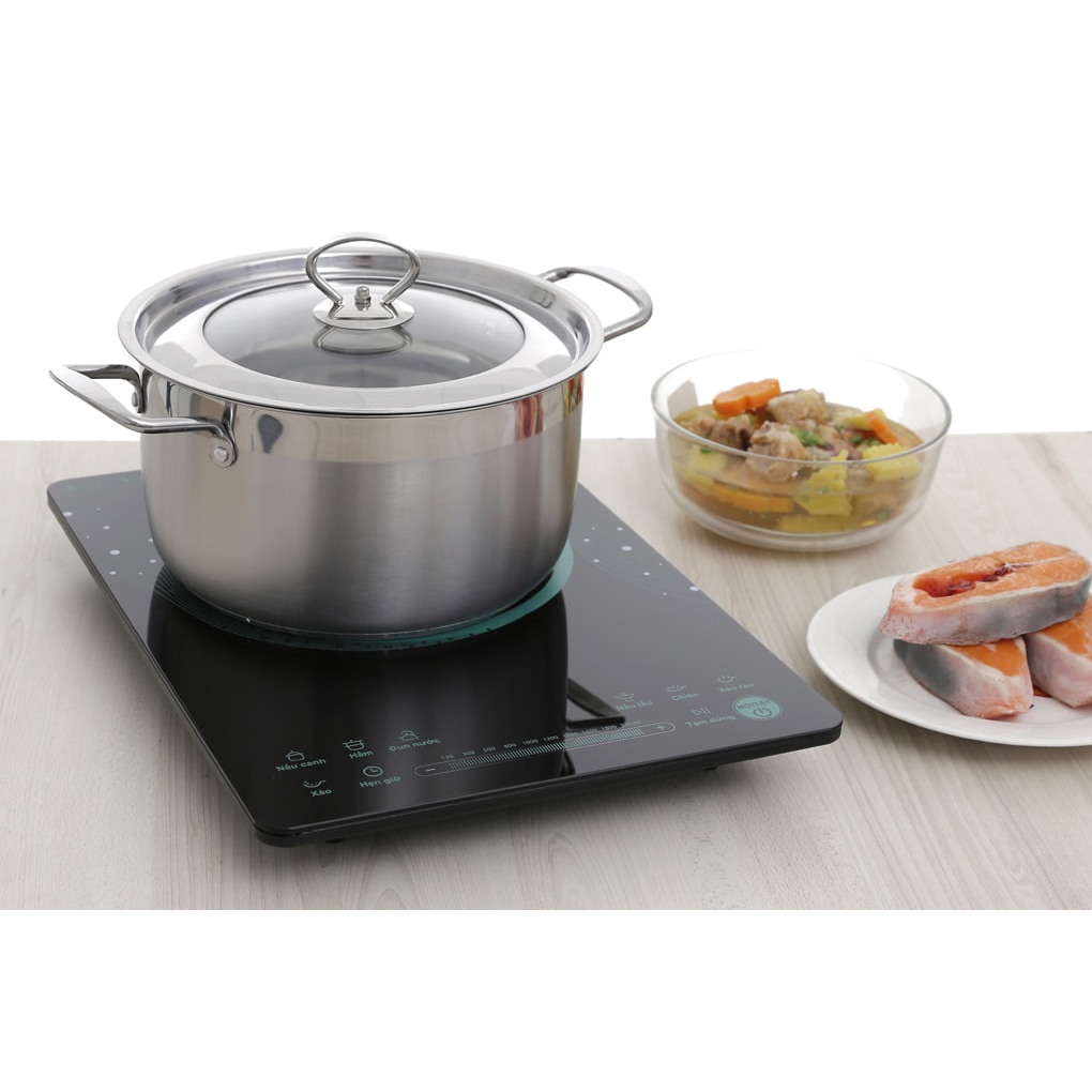 Bếp điện từ Midea MI-T2117DB cảm ứng cao cấp đa chức năng