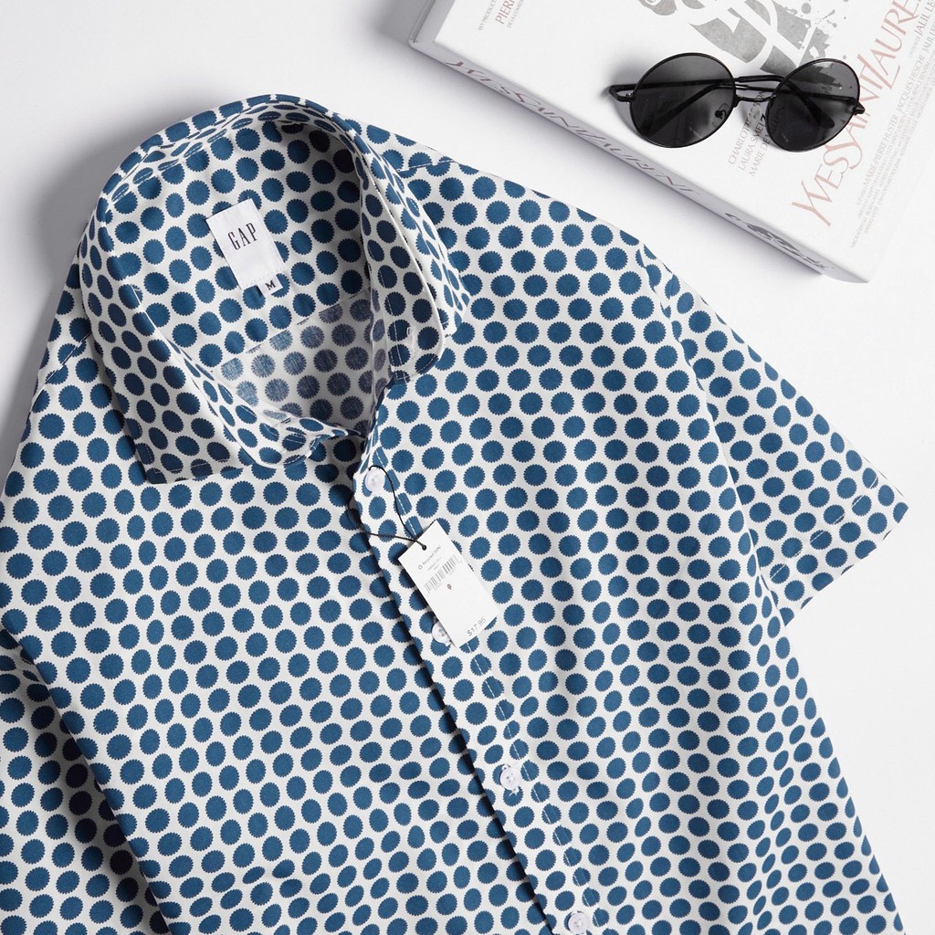 Áo sơ mi nam tay ngắn, họa tiết 3M basic - Chất liệu cotton 100% cao cấp - Form slim dễ phối đồ. | BigBuy360 - bigbuy360.vn