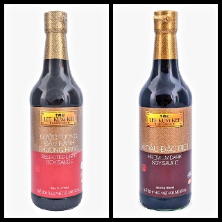 Bộ 2 Chai Lee Kum Kee Nước Tương Thượng Hạng Lee Kum Kee & Hắc Xì Dầu Đặc Biệt Lee Kum Kee - NK HongKong/ sg