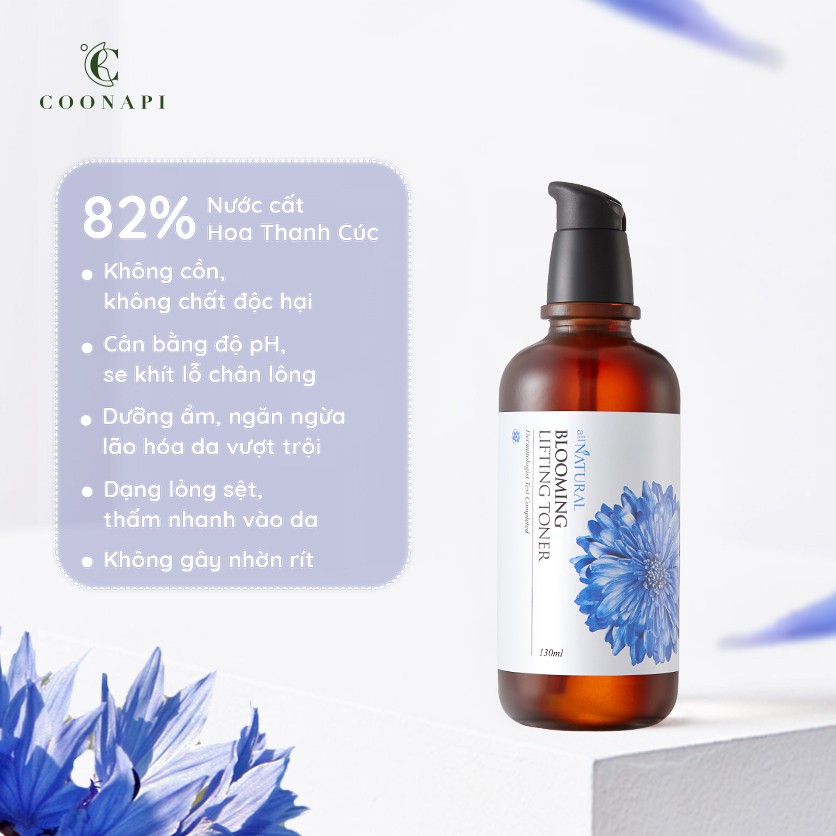 Nước Cân Bằng Hoa Thanh Cúc Chống Lão Hóa, Dưỡng Căng Da All Natural Blooming Lifting Toner 130ml