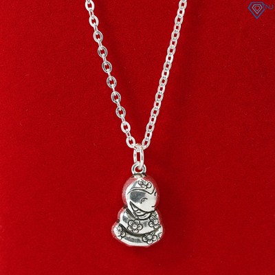 Dây chuyền bạc cho bé trai, bé gái tuổi tỵ hình con rắn DCN0368 - Trang Sức TNJ