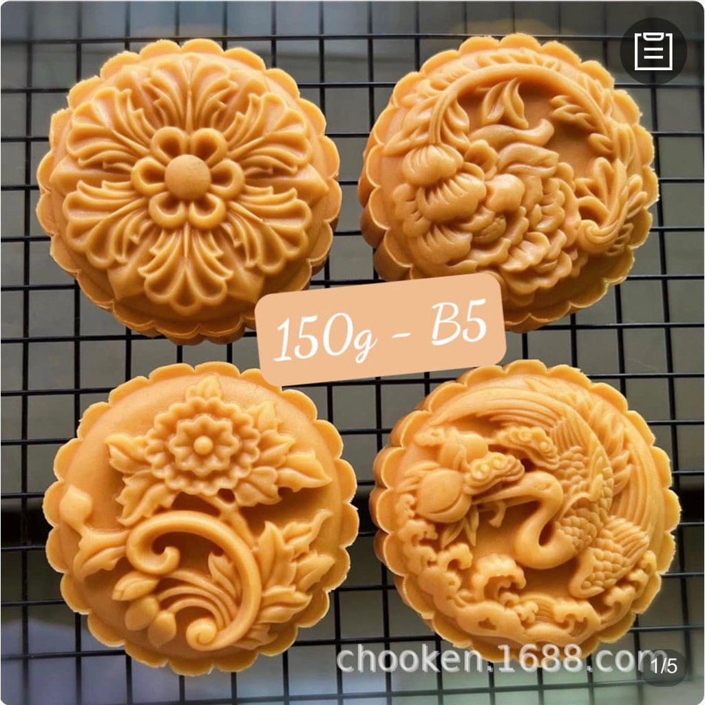 Khuôn trung thu 150gr các mẫu